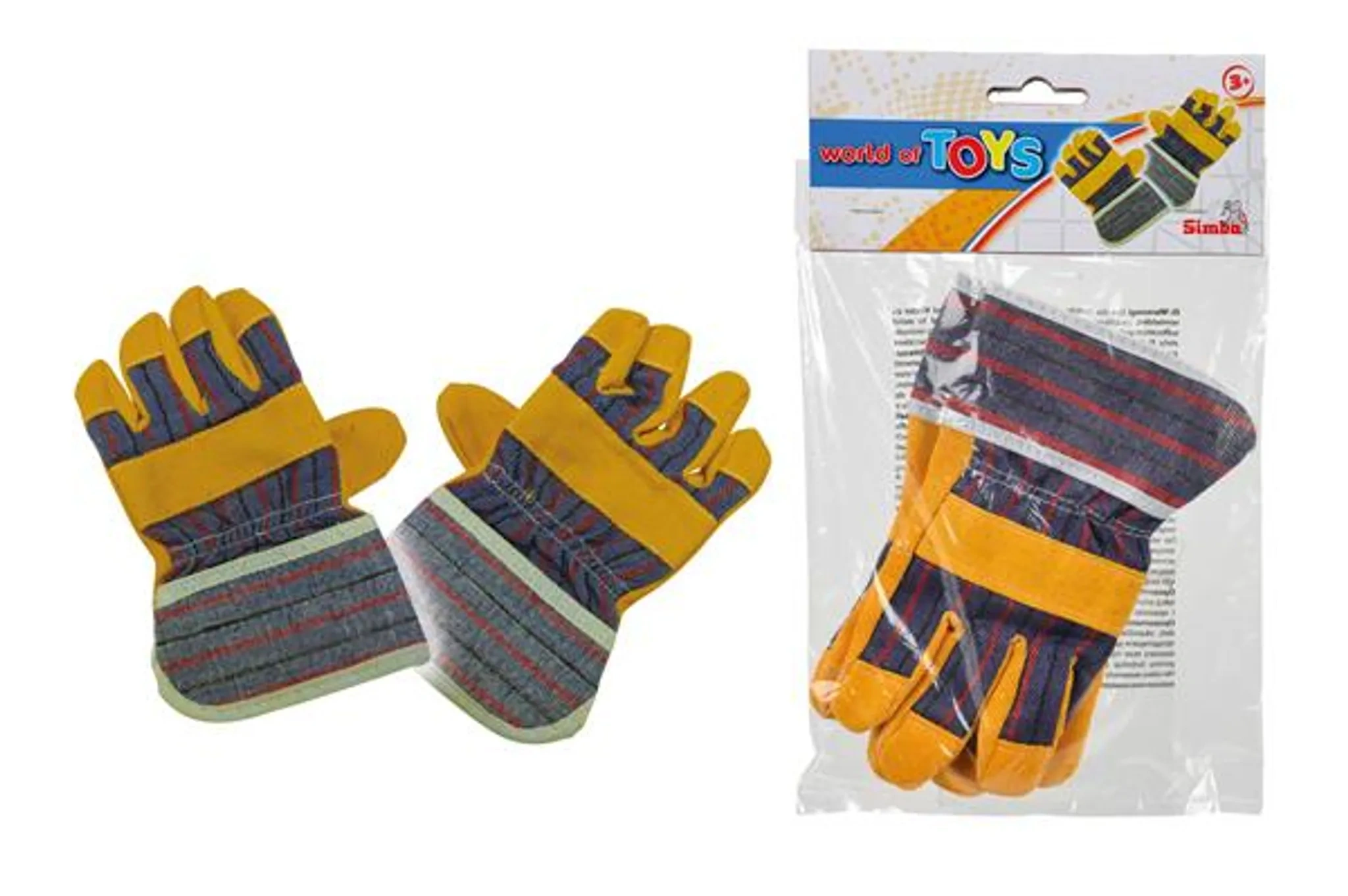 BIG Kinder Handwerker-Handschuhe – 1 Paar Stoffhandschuhe