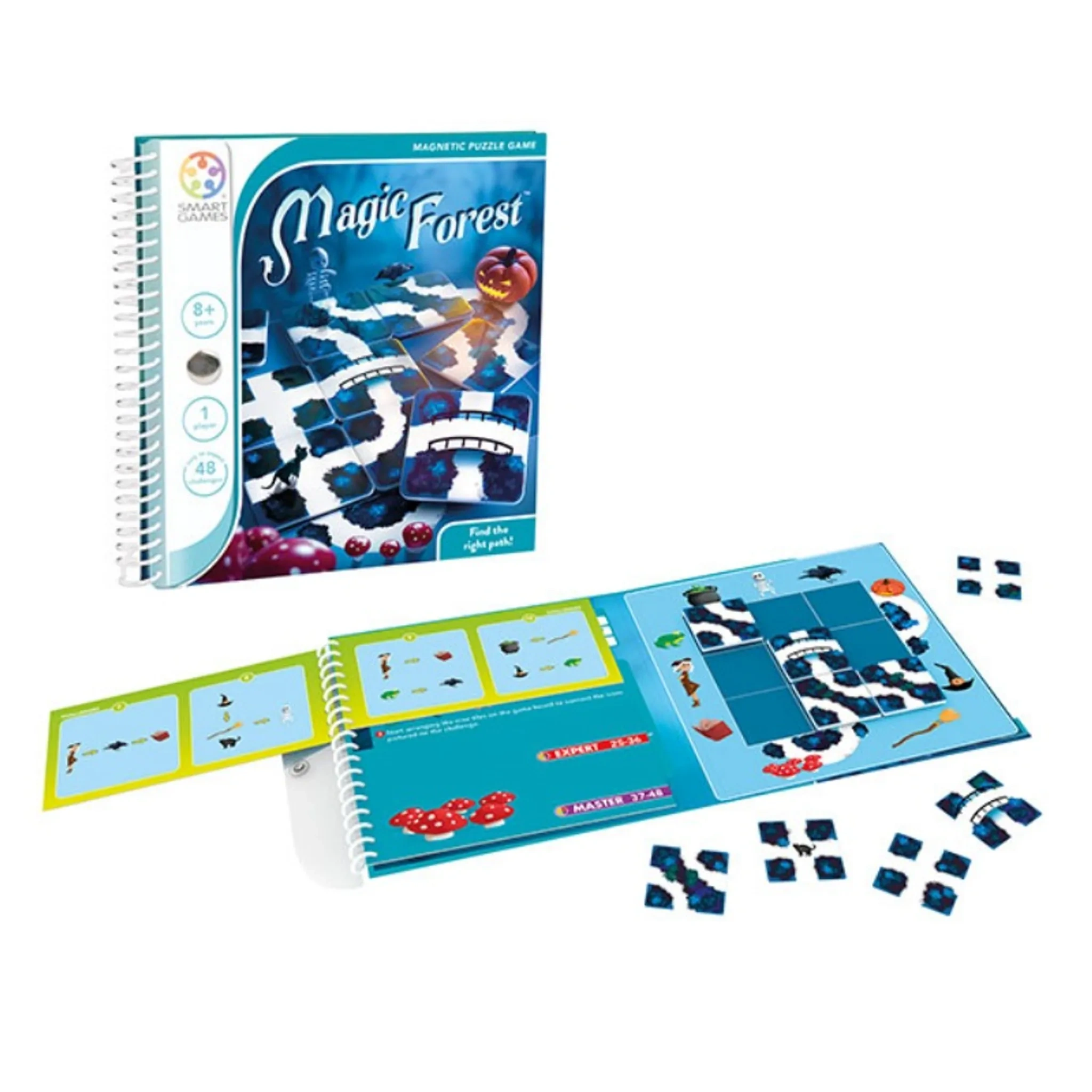 SMART GAMES® „Magischer Wald“ – Magnetisches Reisespiel für Kinder ab 8 Jahren SMART GAMES® „Magischer Wald“ – Magnetisches Reisespiel für Kinder ab 8 Jahren