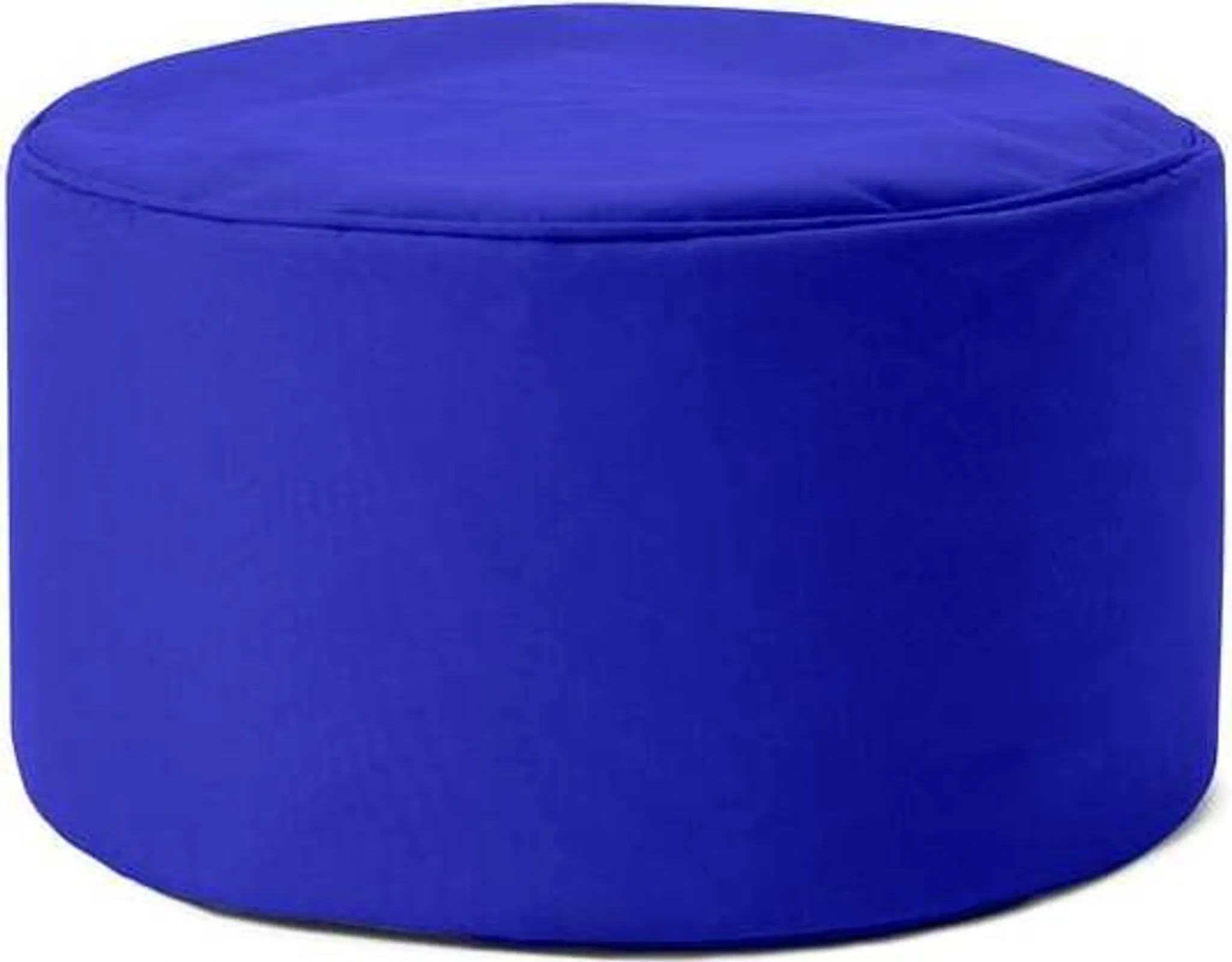 Lumaland Sitzsack-Hocker Pouf rund 50 l – Blau