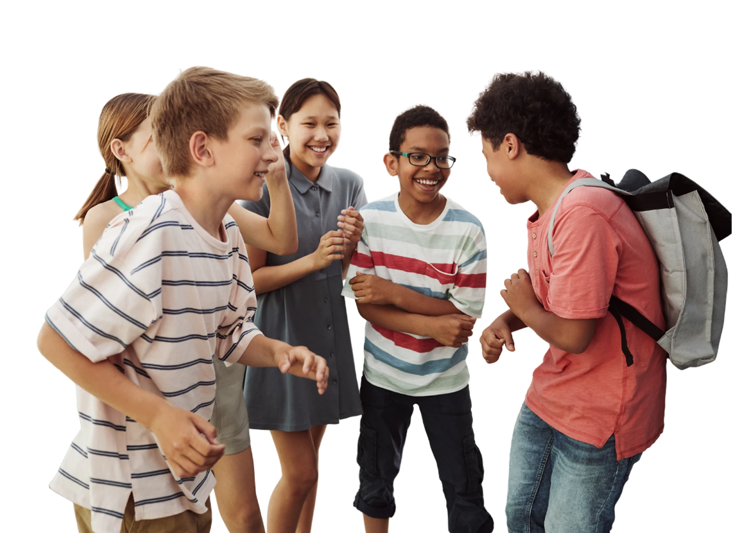 Happy children playing