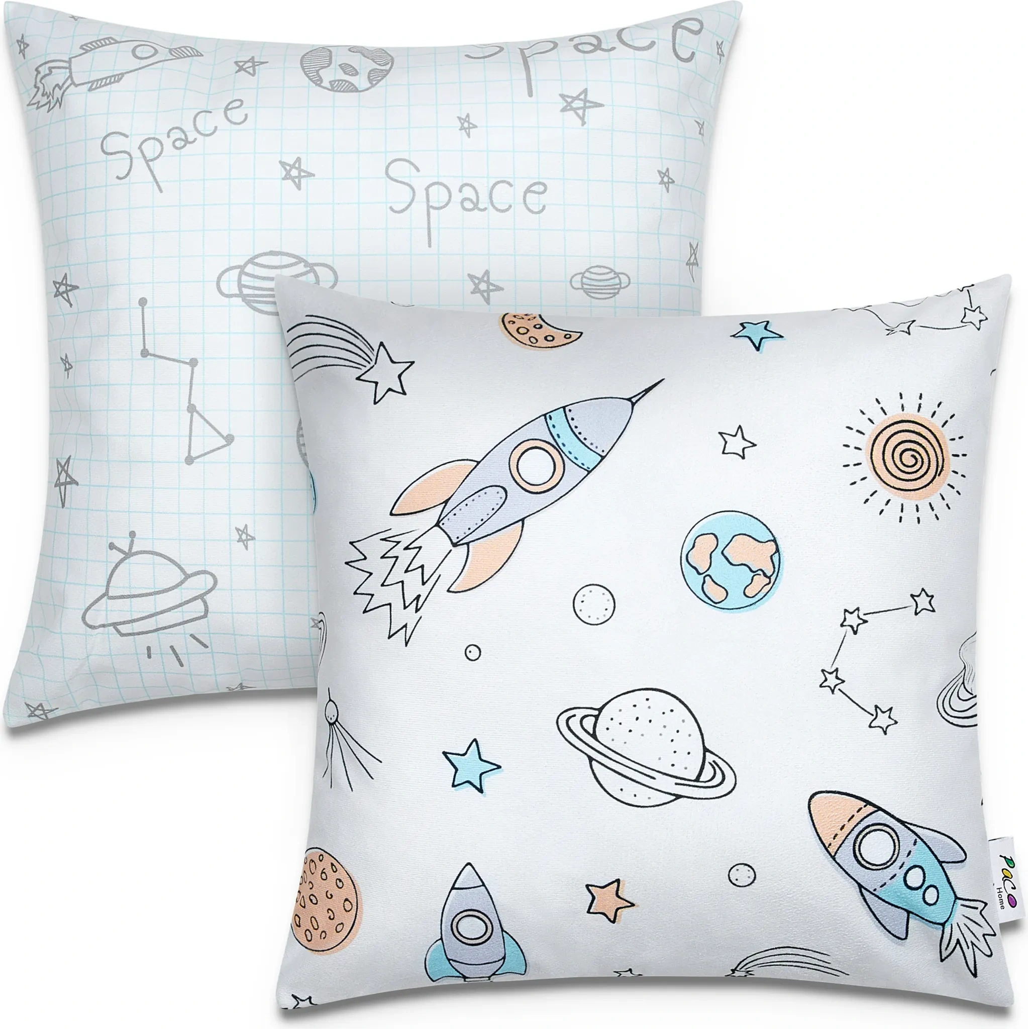 2er Set Kinder-Kissenbezüge 45x45 cm – verschiedene Motive, waschbar, STANDARD 100 by OEKO-TEX® 2er Set Kinder-Kissenbezüge 45x45 cm – verschiedene Motive, waschbar, STANDARD 100 by OEKO-TEX®