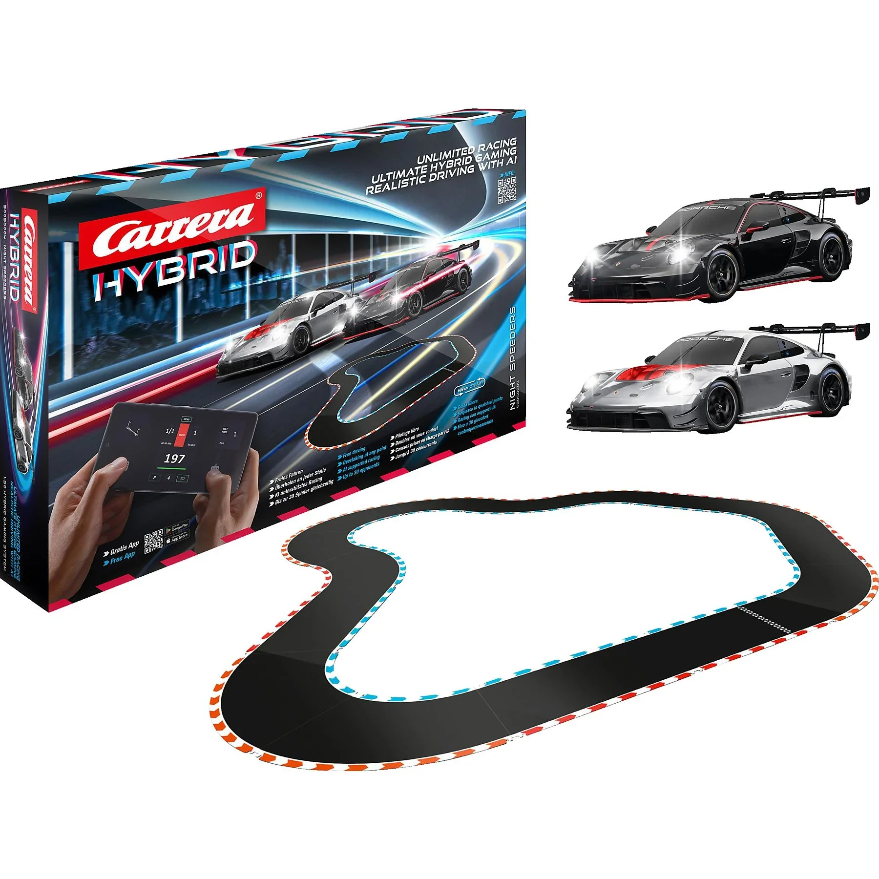 Carrera Hybrid Racing Set – Night Speeders (50050004)