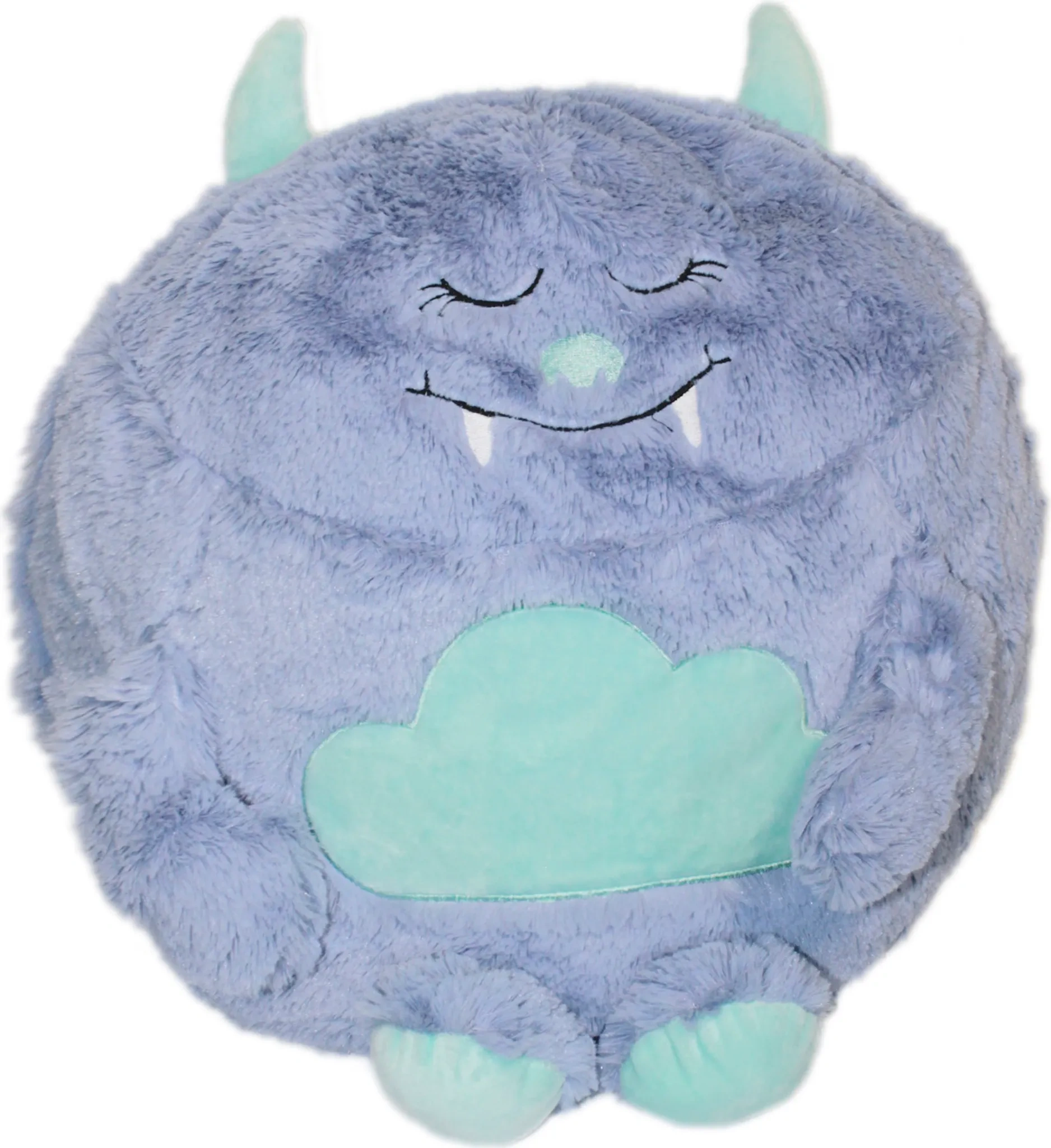 Monster Kuschelkissen – Flieder, ca. 45 cm