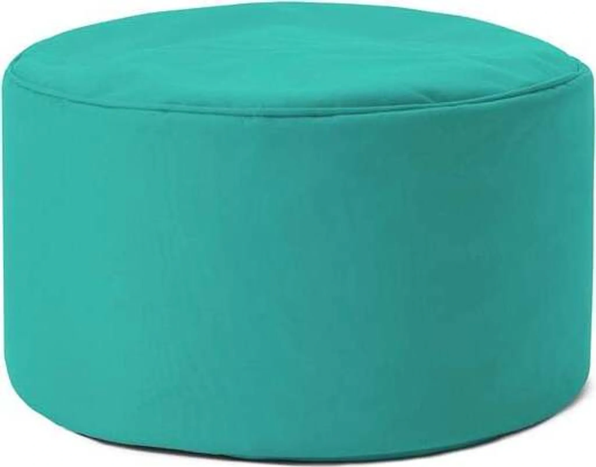 Lumaland Sitzsack-Hocker Pouf rund 50 l – Türkis
