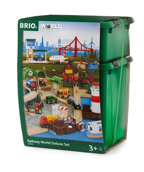 BRIO World – Großes Premium Set in Kunststoffboxen (33655)