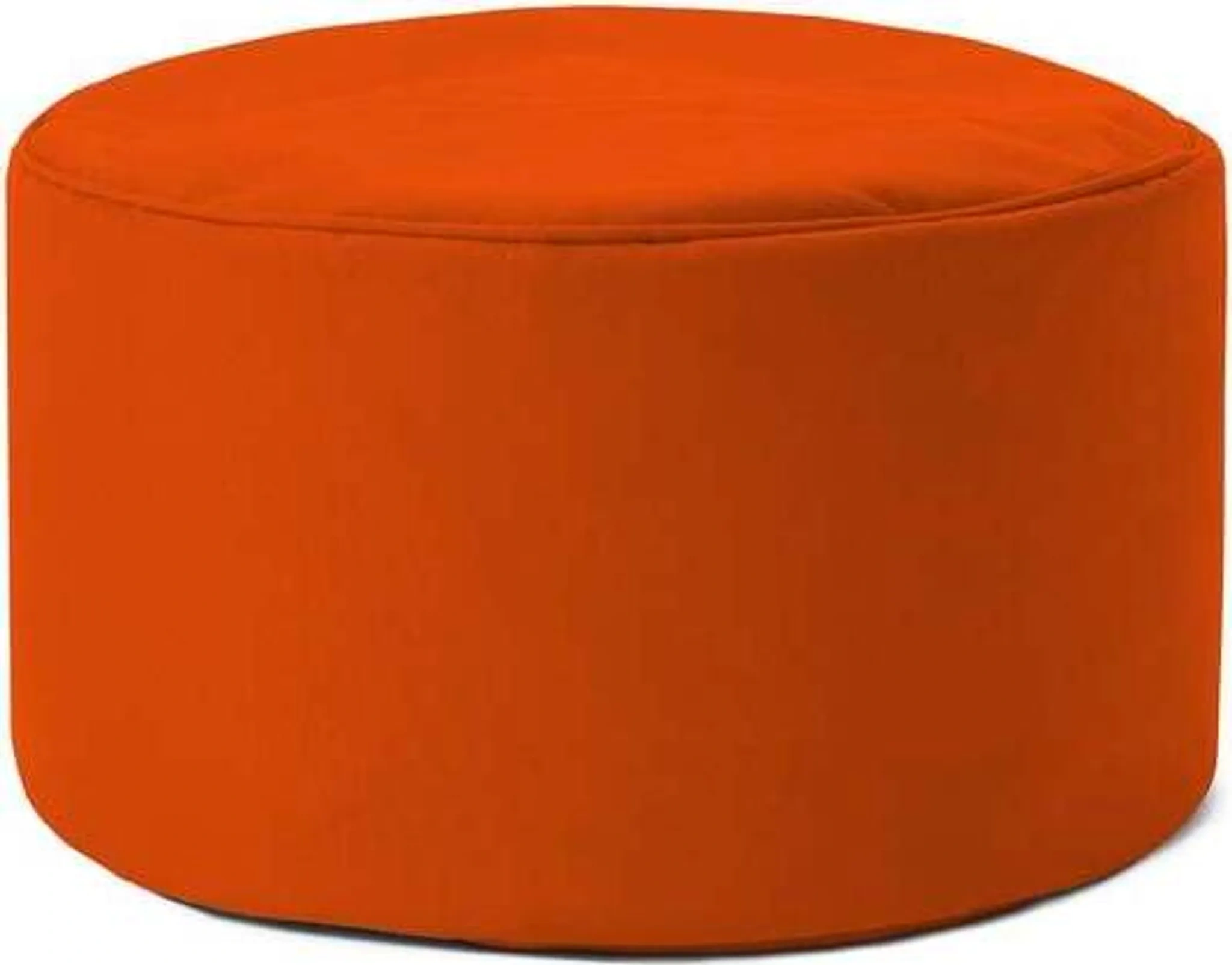 Lumaland Sitzsack-Hocker Pouf rund 50 l – Orange